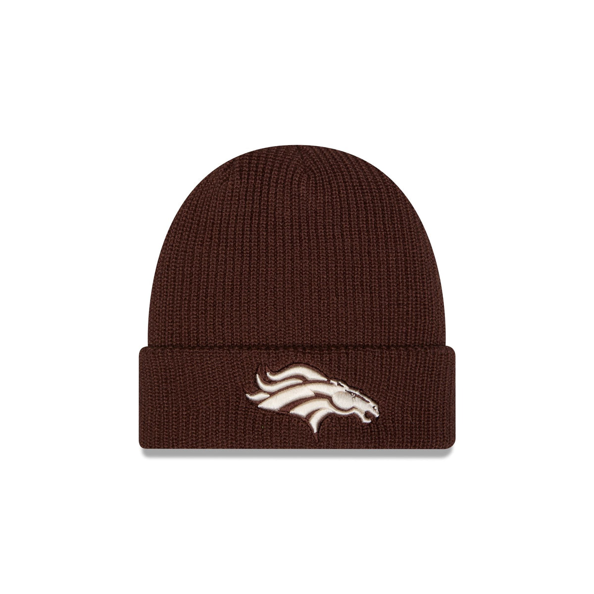 Denver Broncos Walnut Cuff Knit Beanie Hat