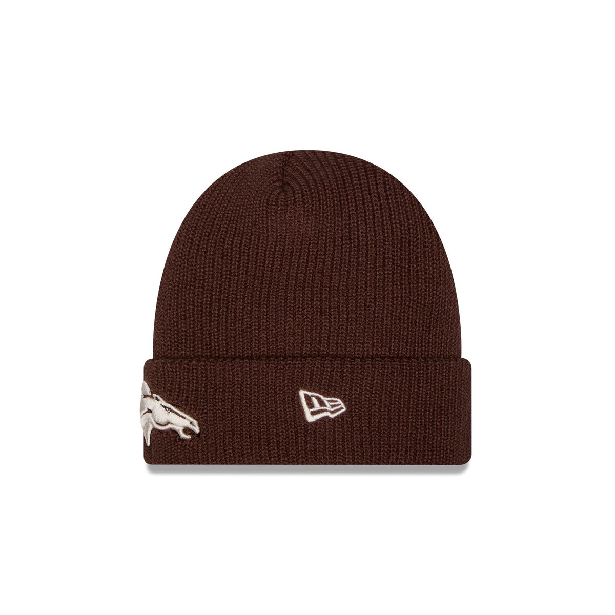 Denver Broncos Walnut Cuff Knit Beanie Hat