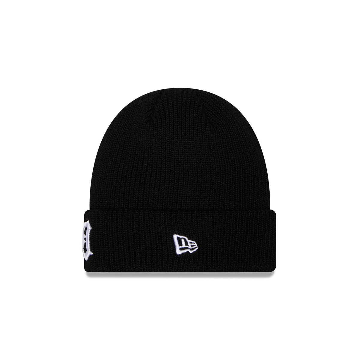 Detroit Tigers Black Cuff Knit Beanie Hat