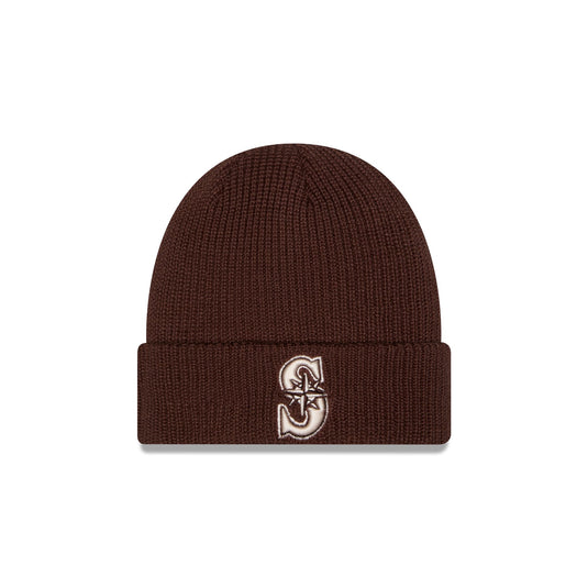 Seattle Mariners Walnut Cuff Knit Beanie Hat