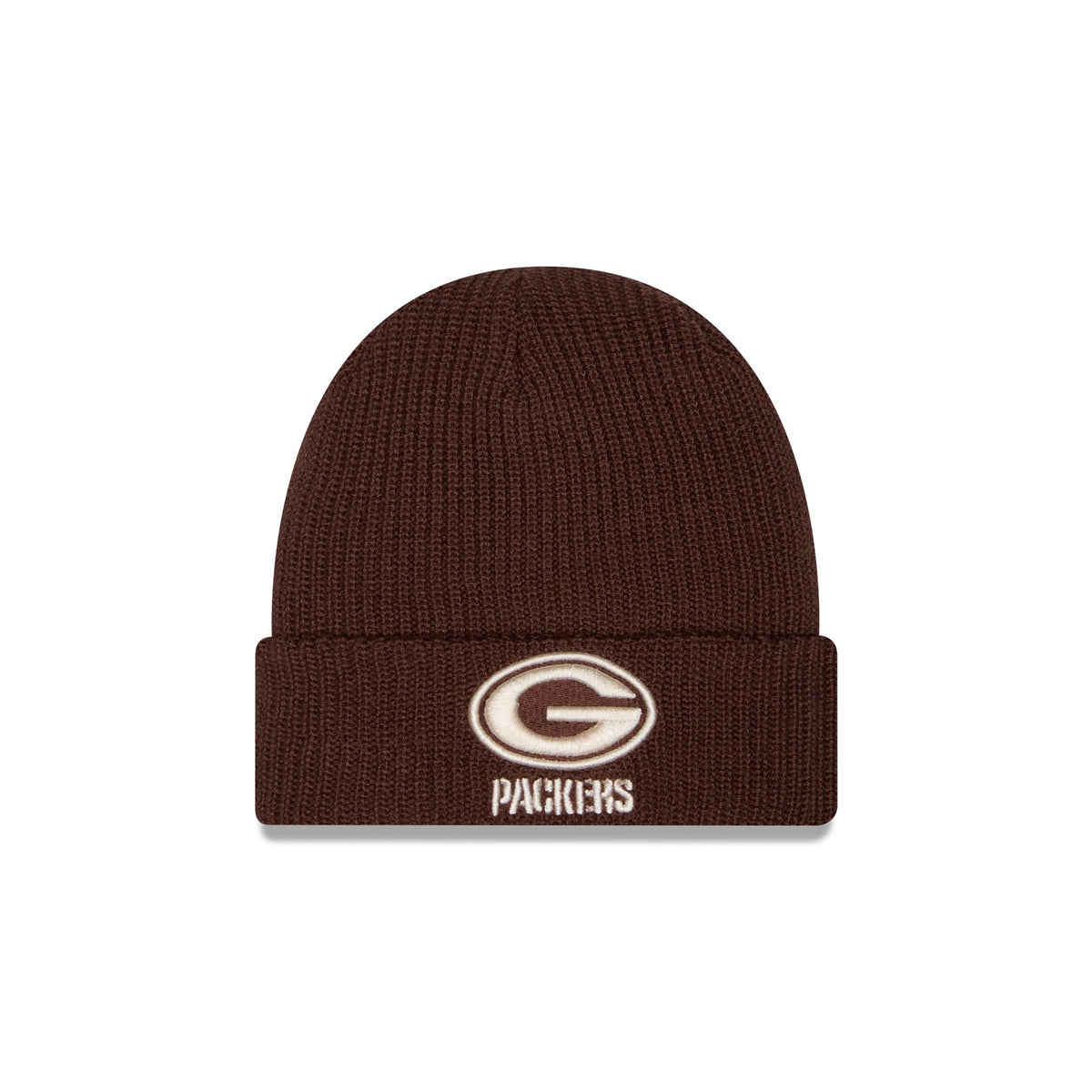 Green Bay Packers Walnut Cuff Knit Beanie Hat