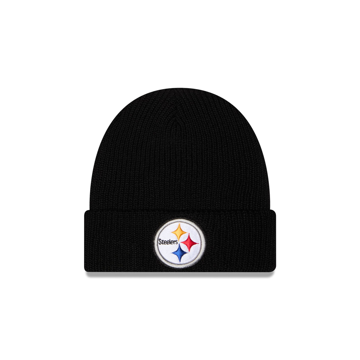 Pittsburgh Steelers Black Cuff Knit Beanie Hat