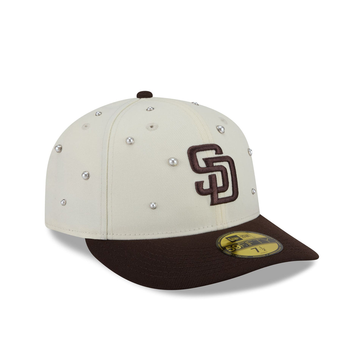San Diego Padres Chrome Pearl 59FIFTY Fitted Hat