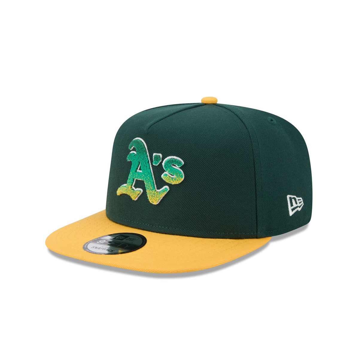 Athletics Fade Logo 9FIFTY A-Frame Snapback Hat