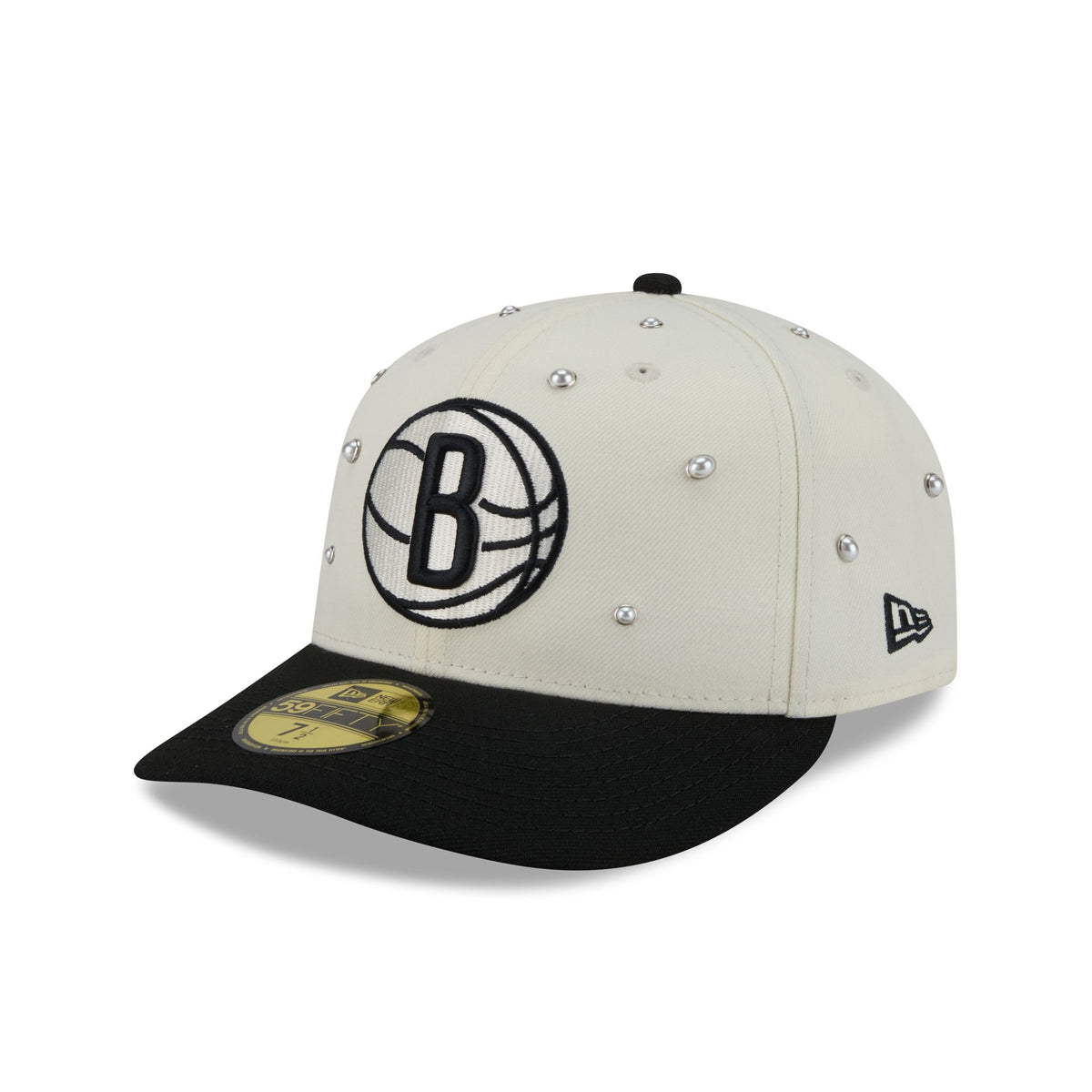 Brooklyn Nets Chrome Pearl 59FIFTY Fitted Hat