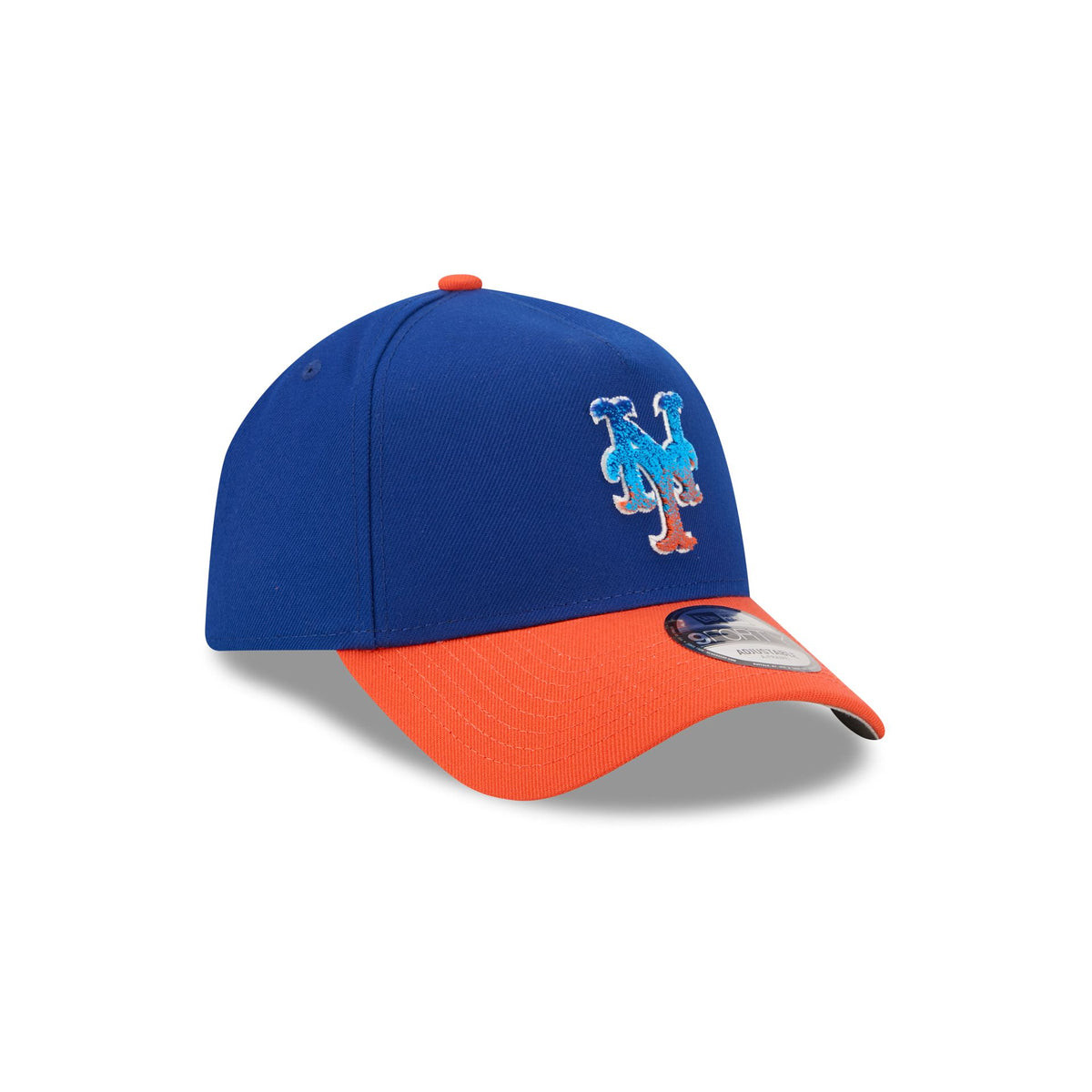 New York Mets Fade Logo 9FORTY A-Frame Snapback Hat