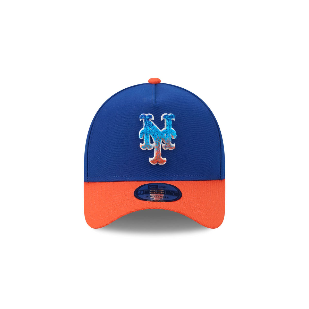 New York Mets Fade Logo 9FORTY A-Frame Snapback Hat
