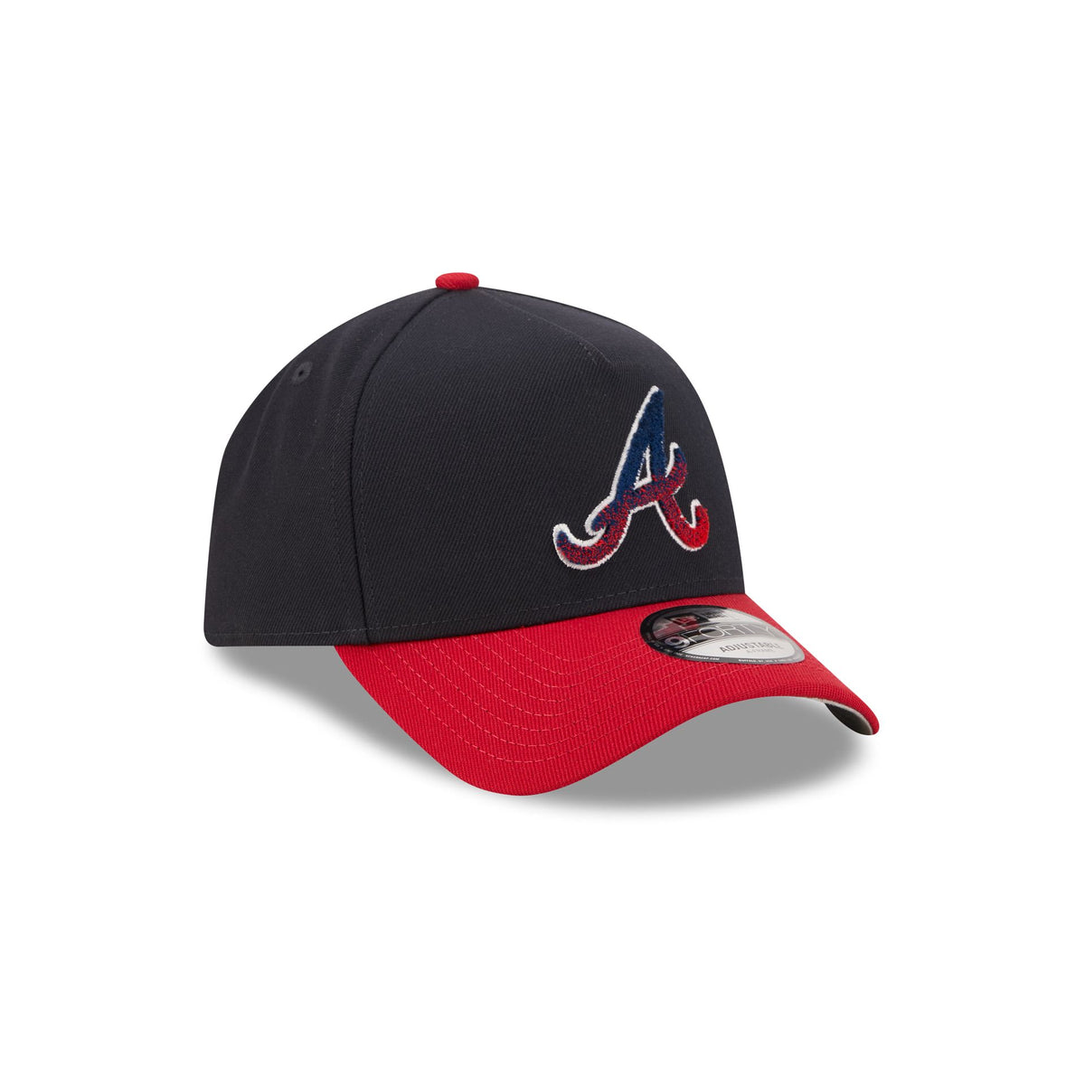 Atlanta Braves Fade Logo 9FORTY A-Frame Snapback Hat