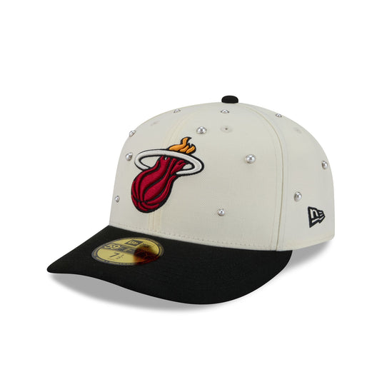 Miami Heat Chrome Pearl 59FIFTY Fitted Hat