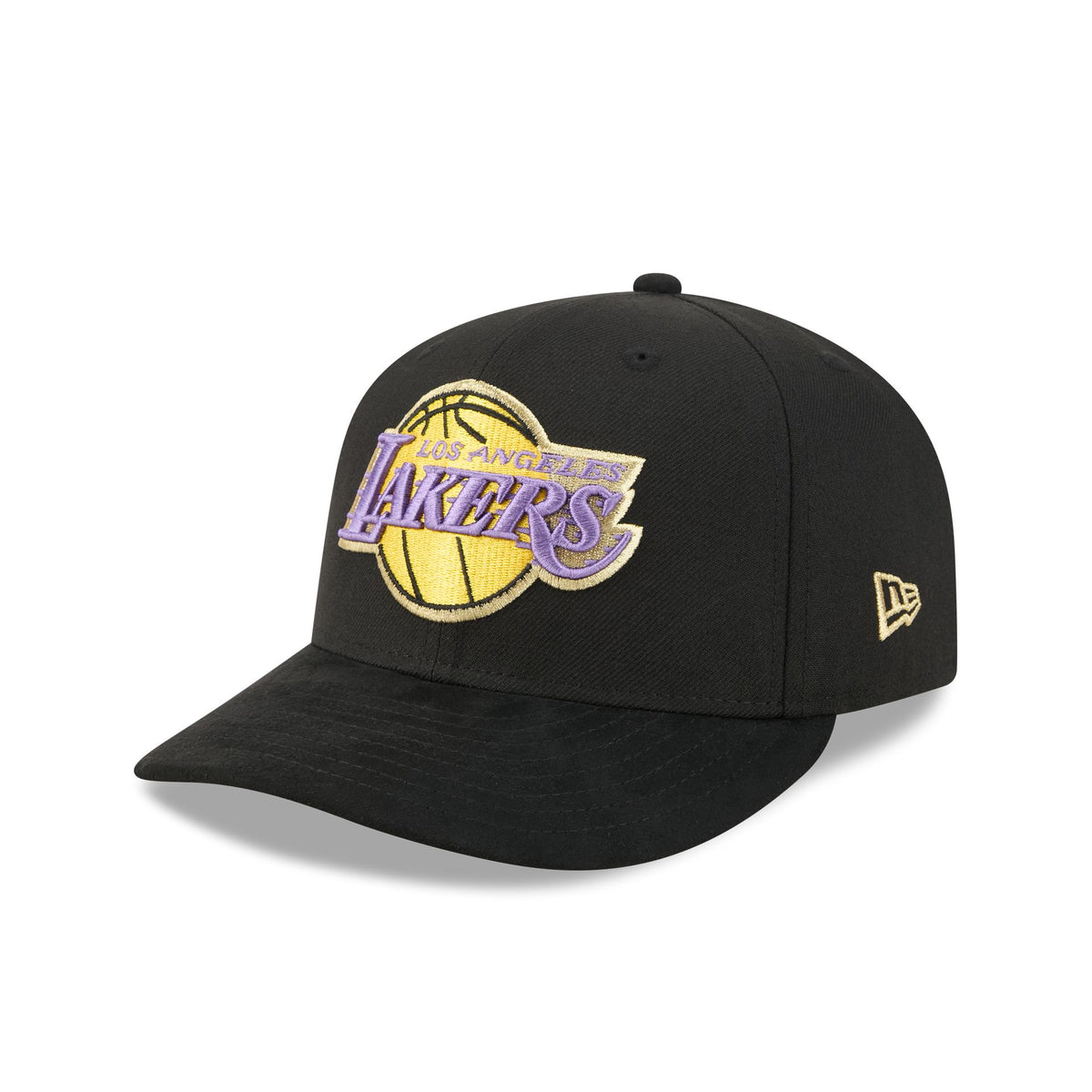 Los Angeles Lakers Hardwood Classics Side Patch 9FIFTY Snapback Hat