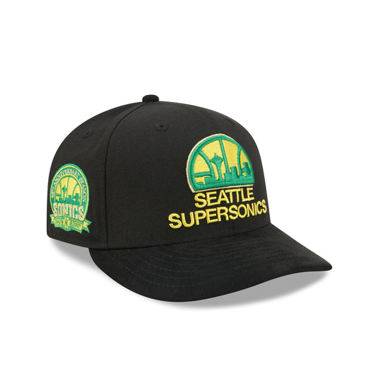 Seattle SuperSonics Hardwood Classics Side Patch 9FIFTY Snapback Hat