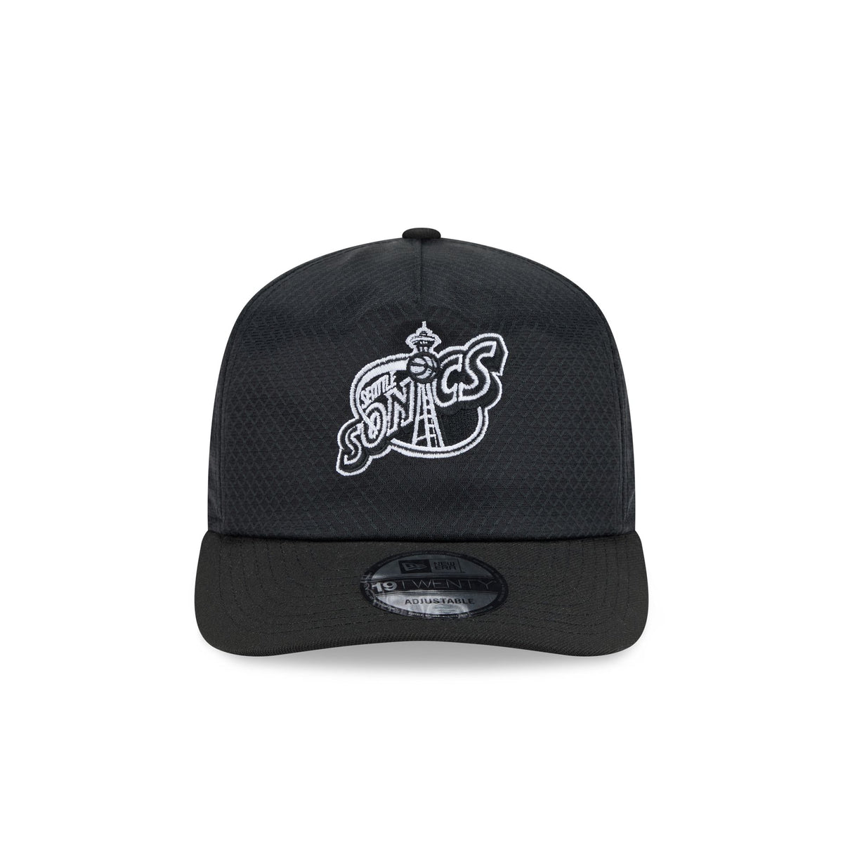 Seattle SuperSonics Black & White Mesh 19TWENTY Trucker Hat