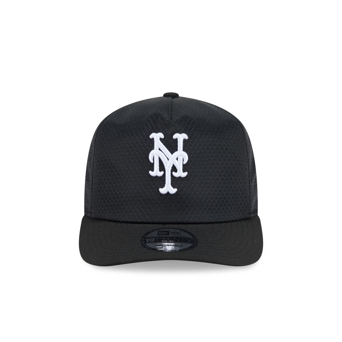 New York Mets Black & White Mesh 19TWENTY Trucker Hat
