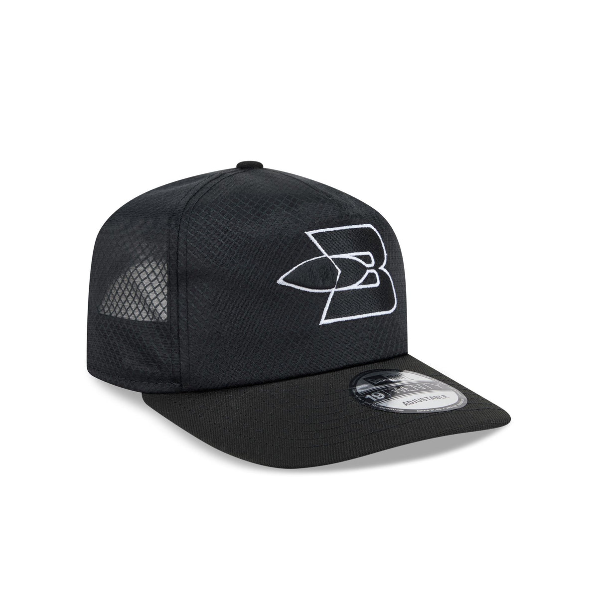 Buffalo Braves Black & White Mesh 19TWENTY Trucker Hat