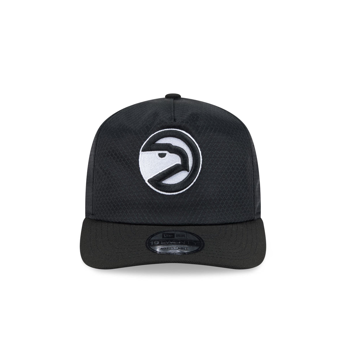 Atlanta Hawks Black & White Mesh 19TWENTY Trucker Hat