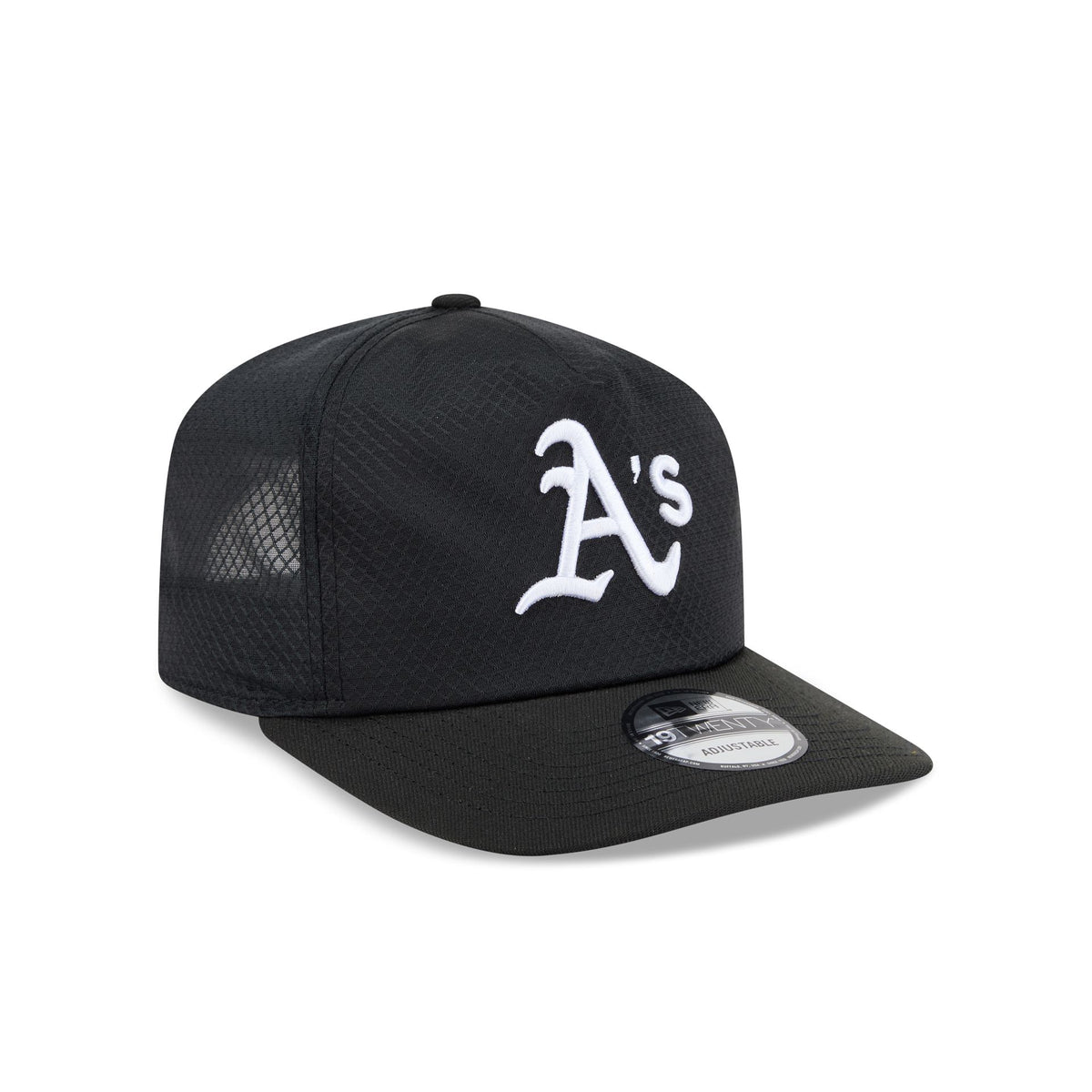 Athletics Black & White Mesh 19TWENTY Trucker Hat
