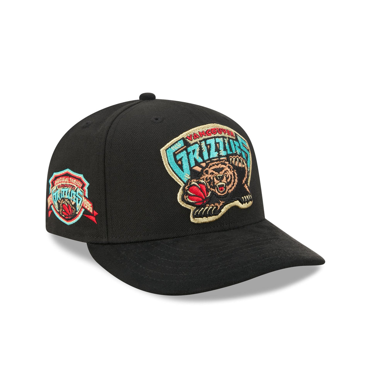 Vancouver Grizzlies Hardwood Classics Side Patch 9FIFTY Snapback Hat