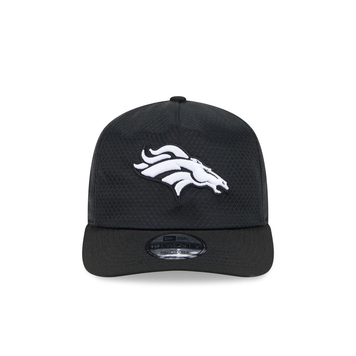 Denver Broncos Black & White Mesh 19TWENTY Trucker Hat