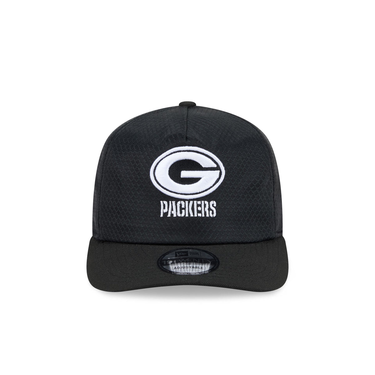 Green Bay Packers Black & White Mesh 19TWENTY Trucker Hat