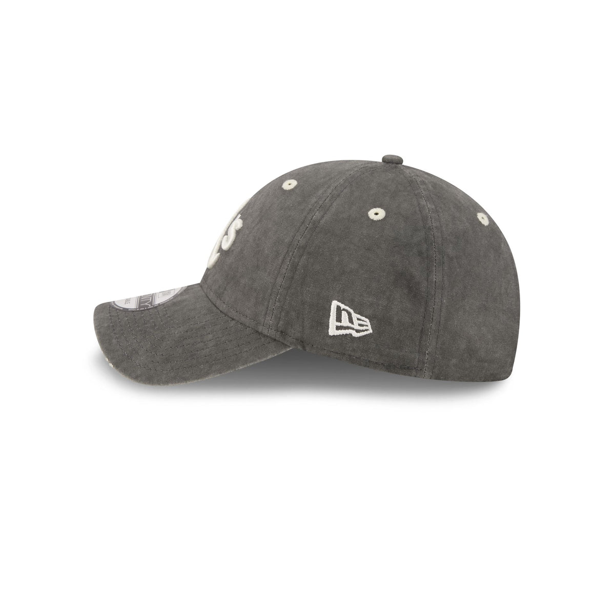 Athletics Washed Black Cotton 9TWENTY Adjustable Hat