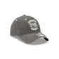 Charlotte Hornets Washed Black Cotton 9TWENTY Adjustable Hat