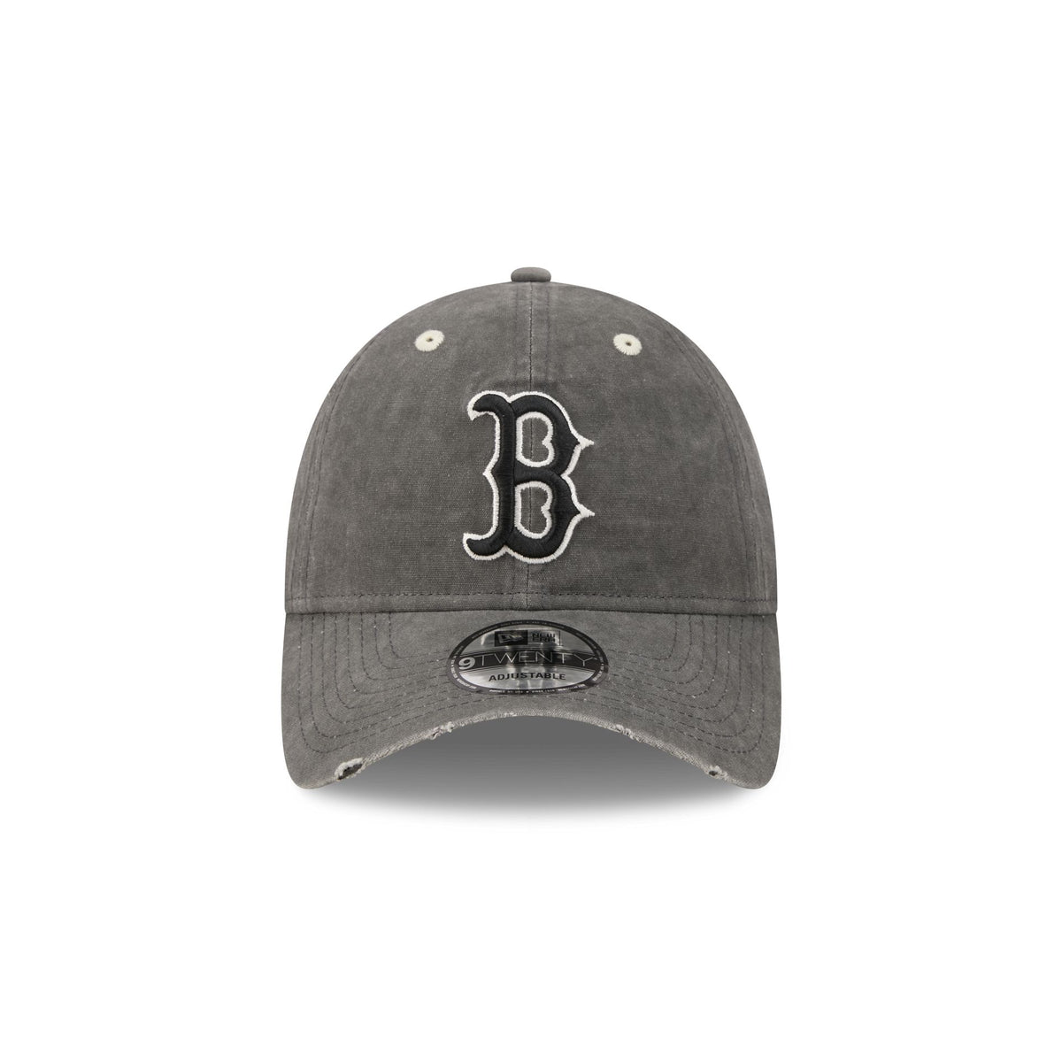 Boston Red Sox Washed Black Cotton 9TWENTY Adjustable Hat