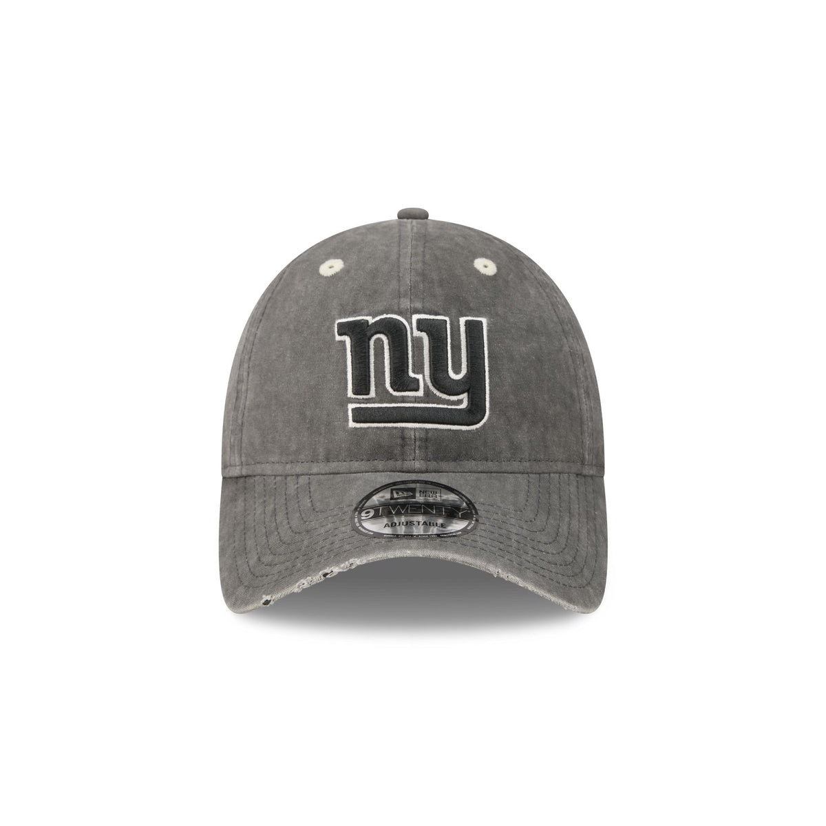New York Giants Washed Black Cotton 9TWENTY Adjustable Hat