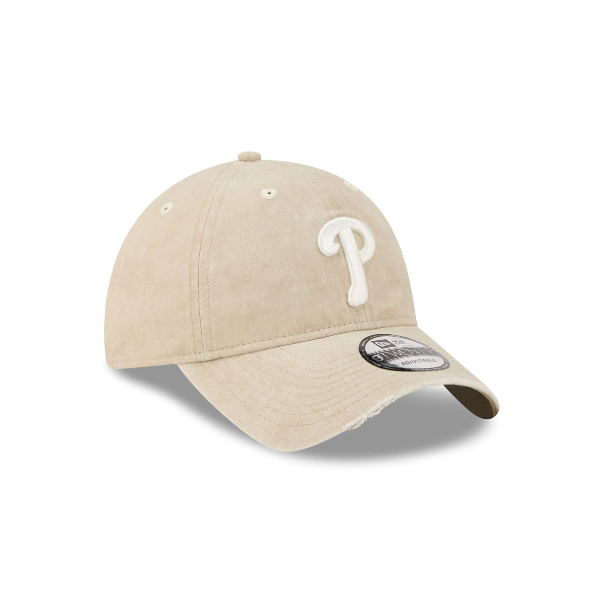 Philadelphia Phillies Washed Stone Cotton 9TWENTY Adjustable Hat