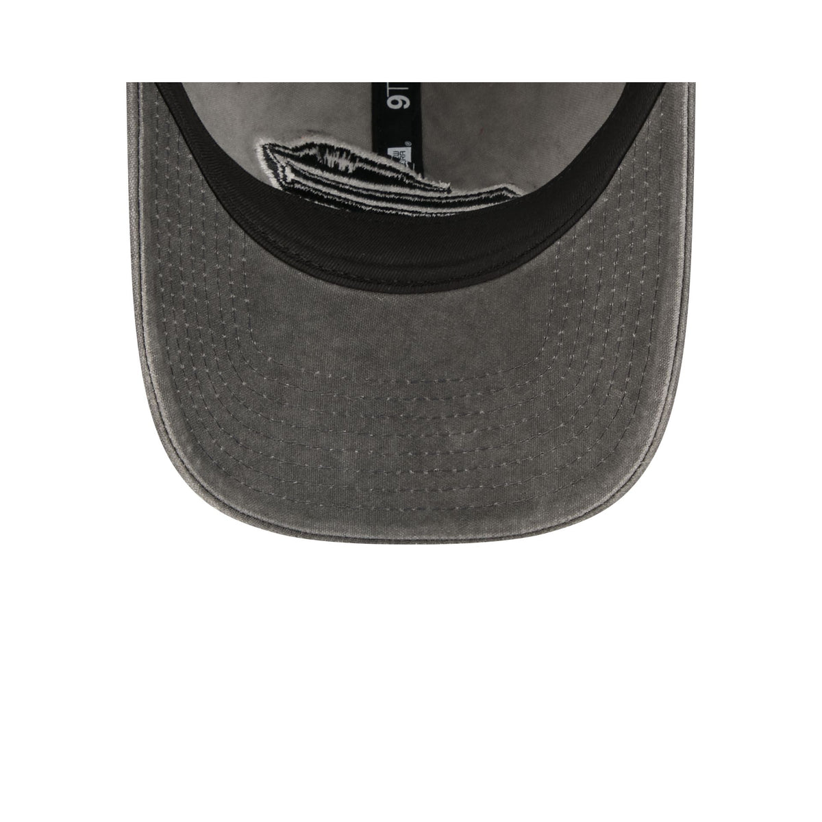 Buffalo Bills Washed Black Cotton 9TWENTY Adjustable Hat