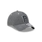 Pittsburgh Pirates Washed Black Cotton 9TWENTY Adjustable Hat