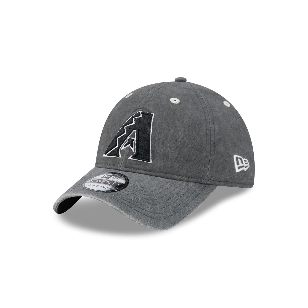 Arizona Diamondbacks Washed Black Cotton 9TWENTY Adjustable Hat