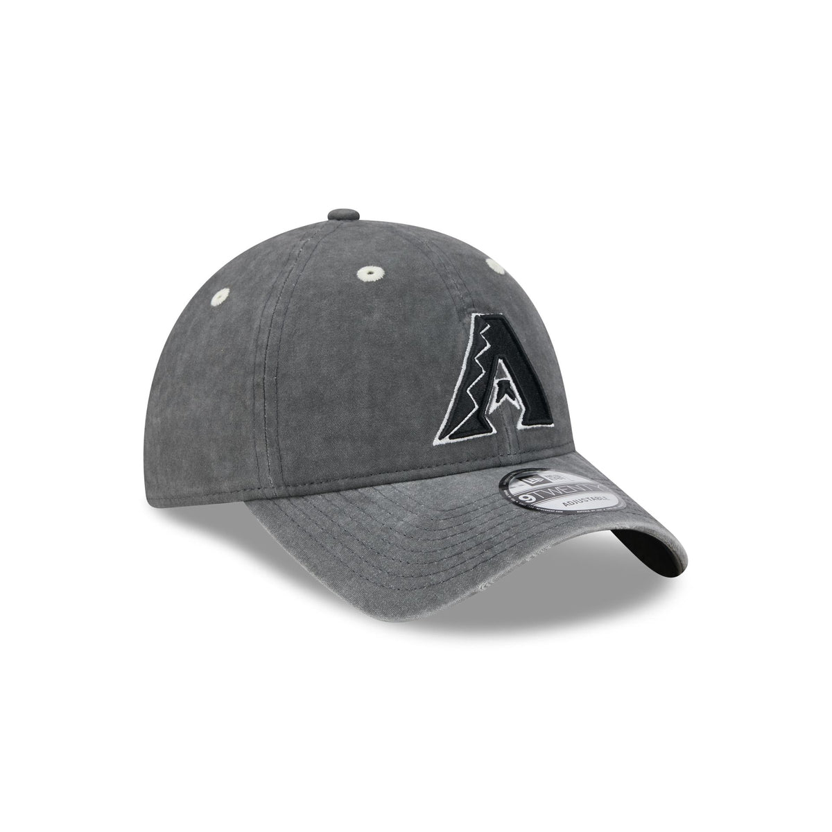 Arizona Diamondbacks Washed Black Cotton 9TWENTY Adjustable Hat