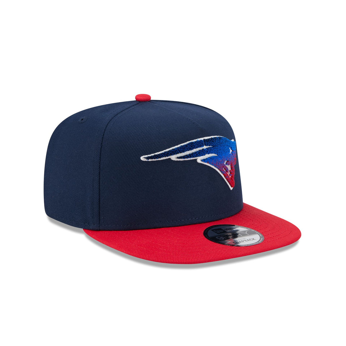 New England Patriots Fade Logo 9FIFTY A-Frame Snapback Hat