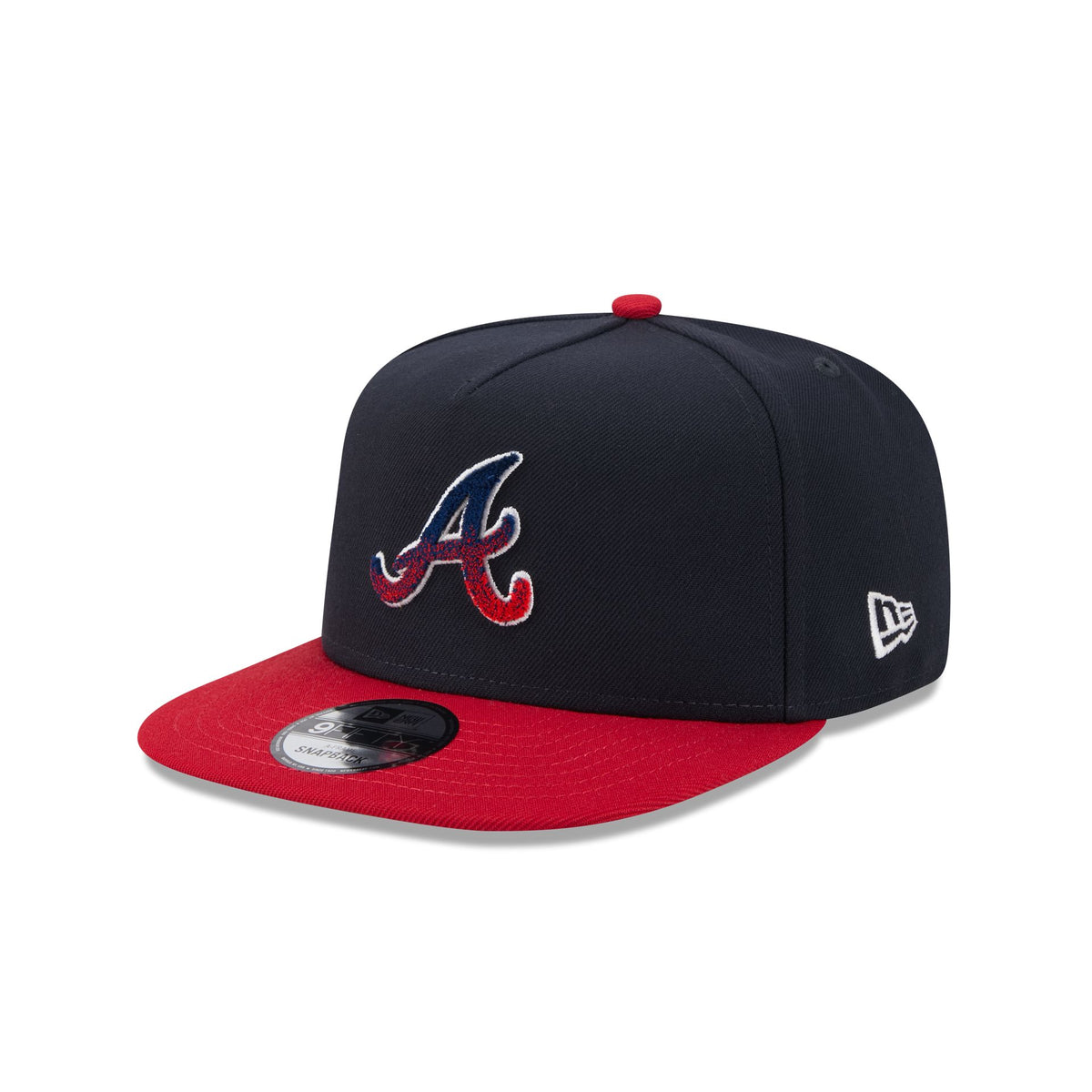Atlanta Braves Fade Logo 9FIFTY A-Frame Snapback Hat