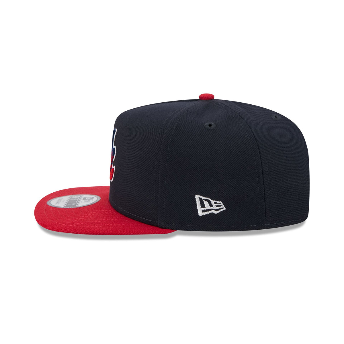 Atlanta Braves Fade Logo 9FIFTY A-Frame Snapback Hat