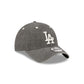 Los Angeles Dodgers Washed Black Cotton 9TWENTY Adjustable Hat