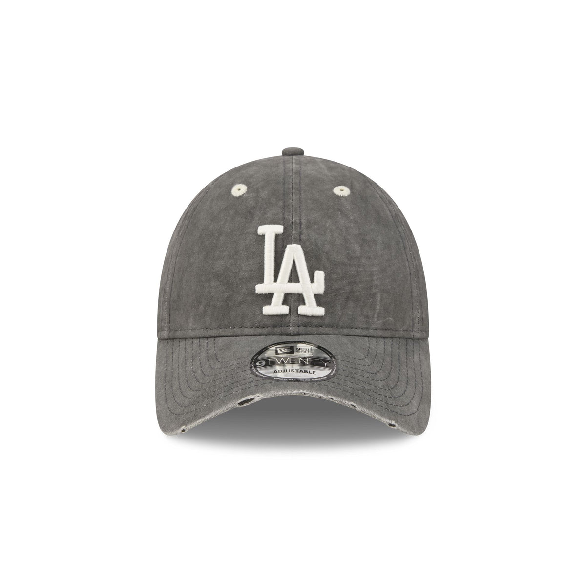 Los Angeles Dodgers Washed Black Cotton 9TWENTY Adjustable Hat