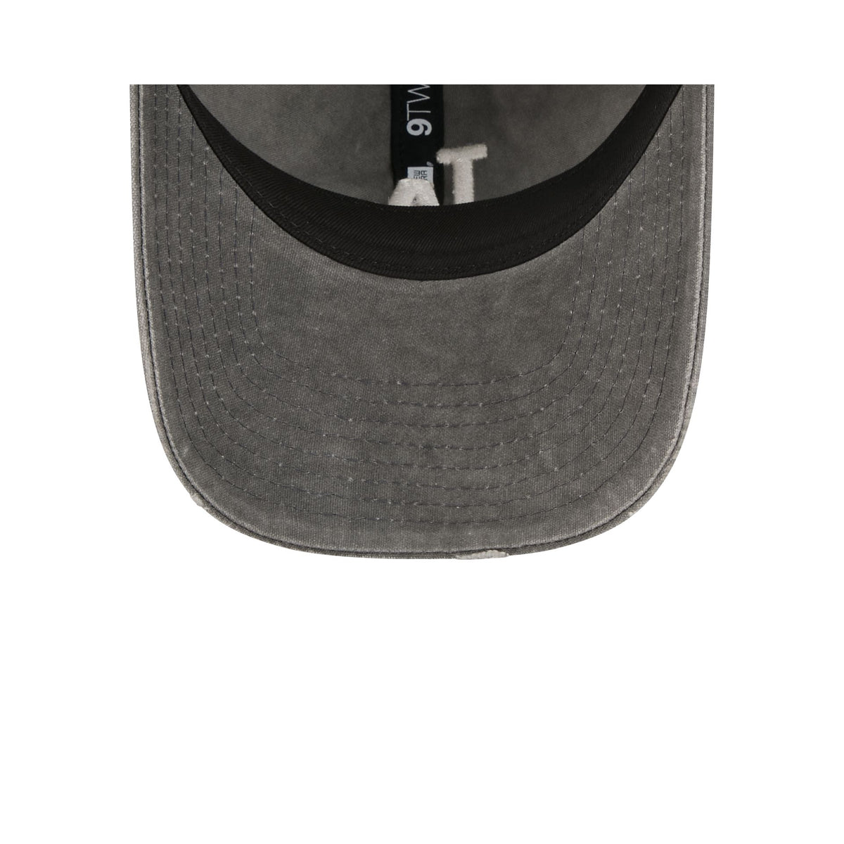 Los Angeles Dodgers Washed Black Cotton 9TWENTY Adjustable Hat