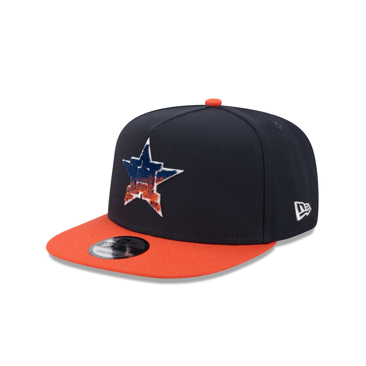 Houston Astros Fade Logo 9FIFTY A-Frame Snapback Hat