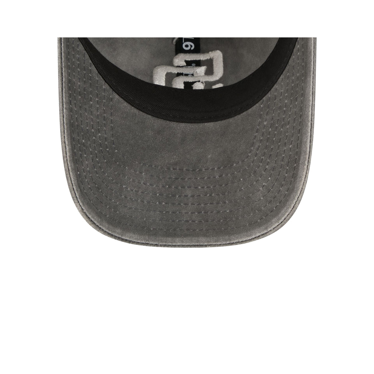 San Diego Padres Washed Black Cotton 9TWENTY Adjustable Hat