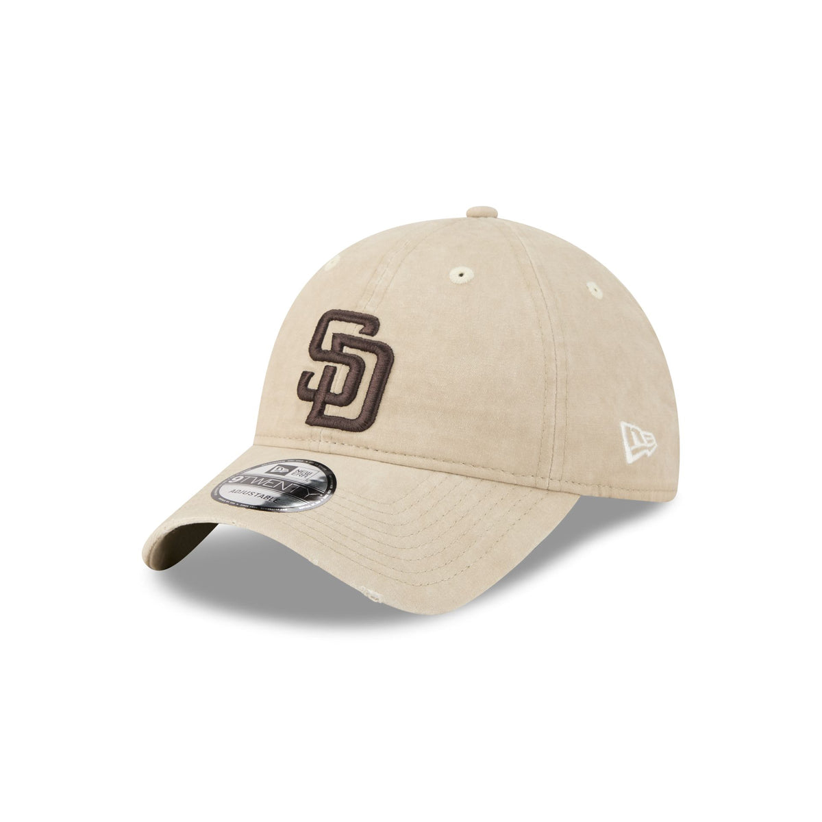 San Diego Padres Washed Stone Cotton 9TWENTY Adjustable Hat