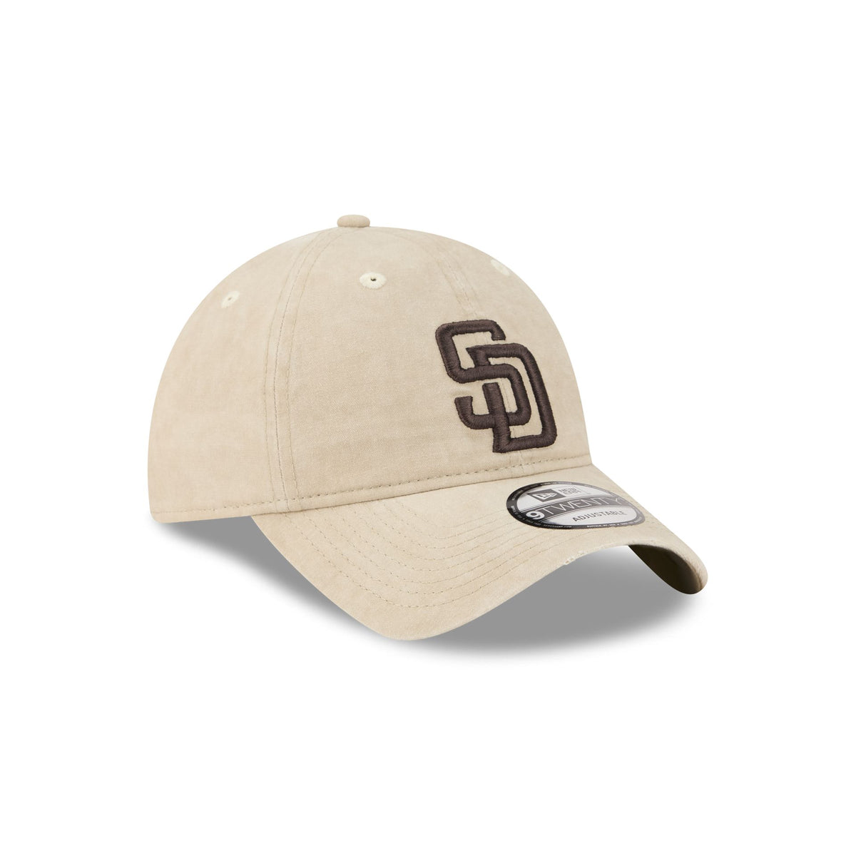San Diego Padres Washed Stone Cotton 9TWENTY Adjustable Hat