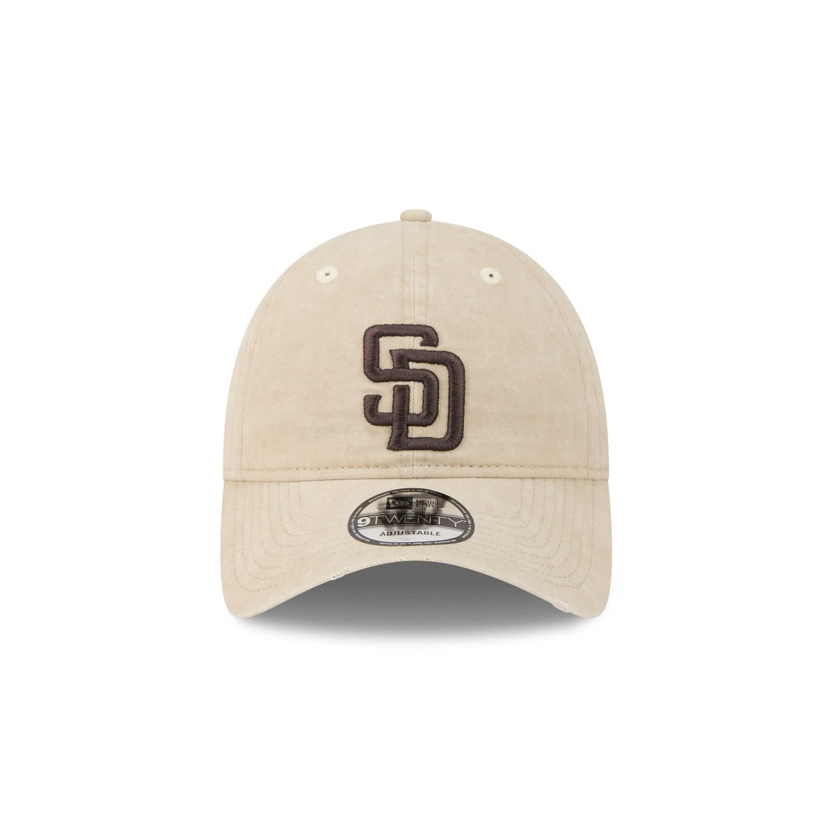 San Diego Padres Washed Stone Cotton 9TWENTY Adjustable Hat