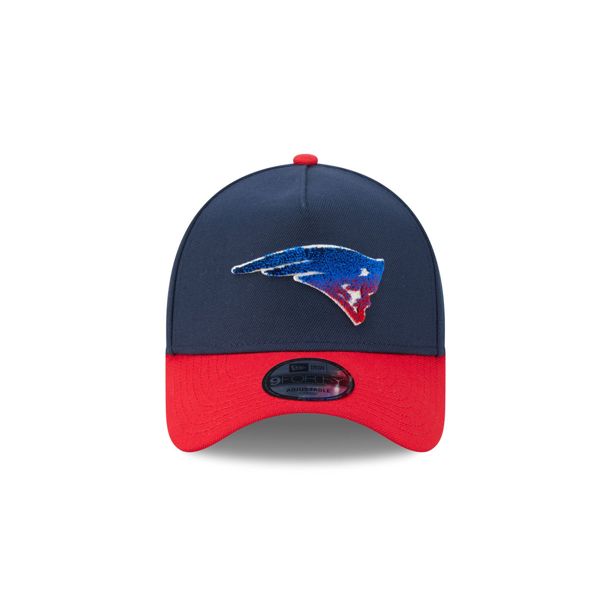 New England Patriots Fade Logo 9FORTY A-Frame Snapback Hat