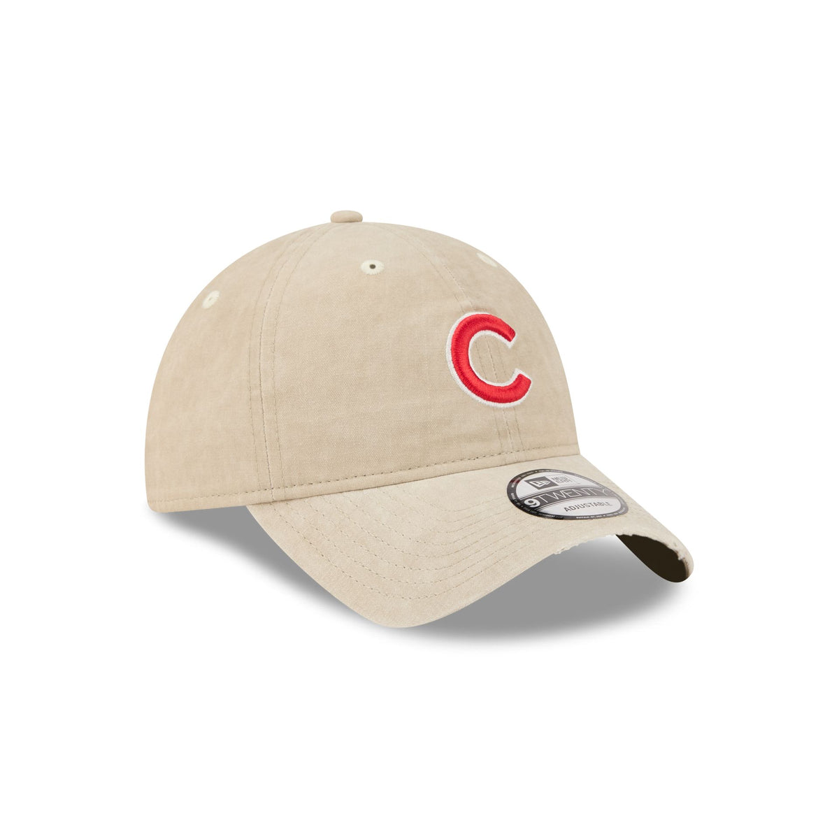 Chicago Cubs Washed Stone Cotton 9TWENTY Adjustable Hat