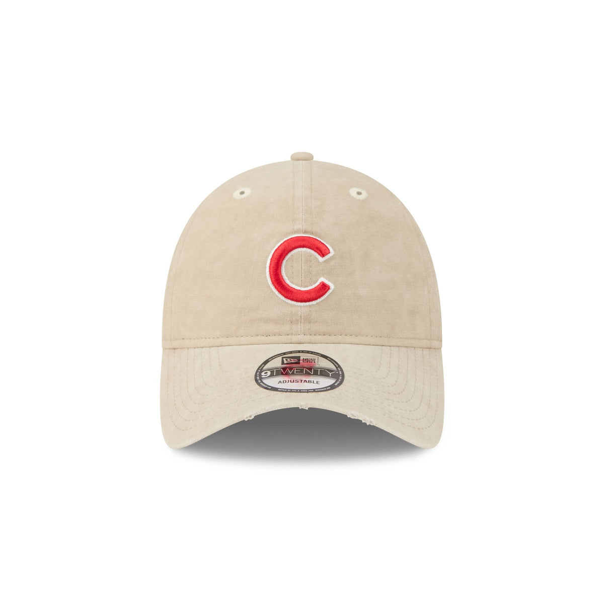 Chicago Cubs Washed Stone Cotton 9TWENTY Adjustable Hat