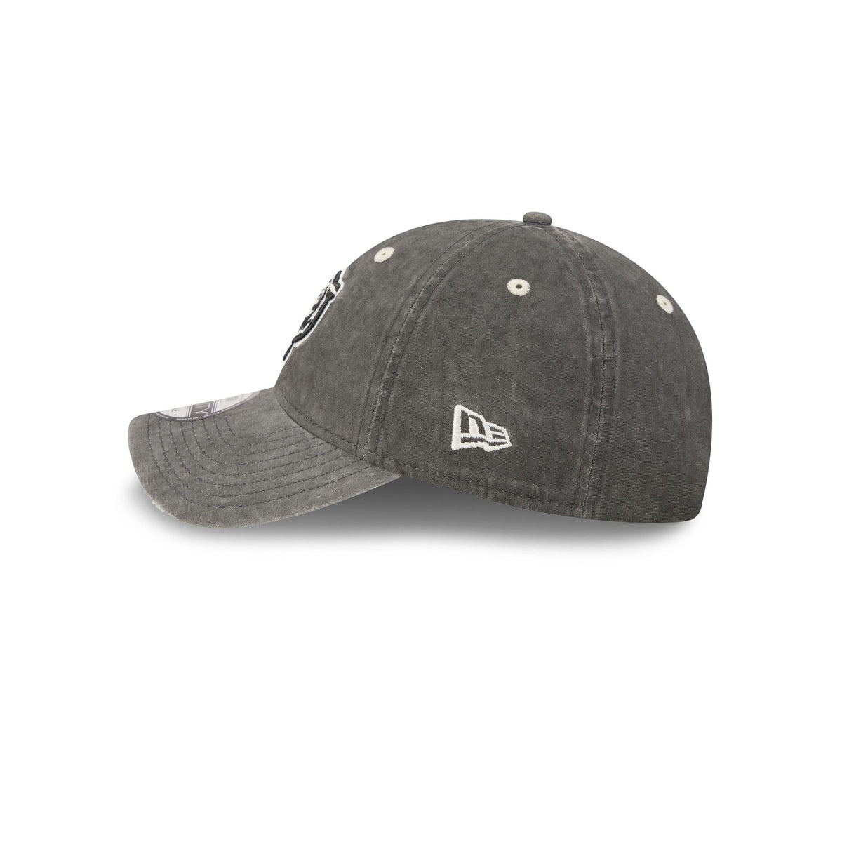 Chicago Bears Washed Black Cotton 9TWENTY Adjustable Hat