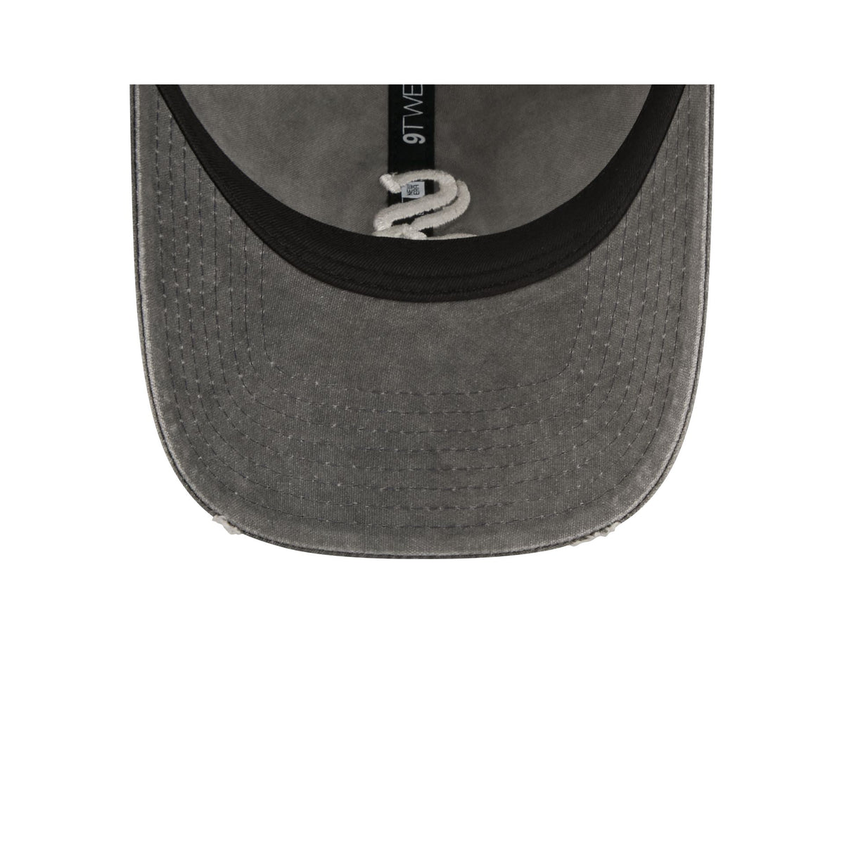 Chicago White Sox Washed Black Cotton 9TWENTY Adjustable Hat