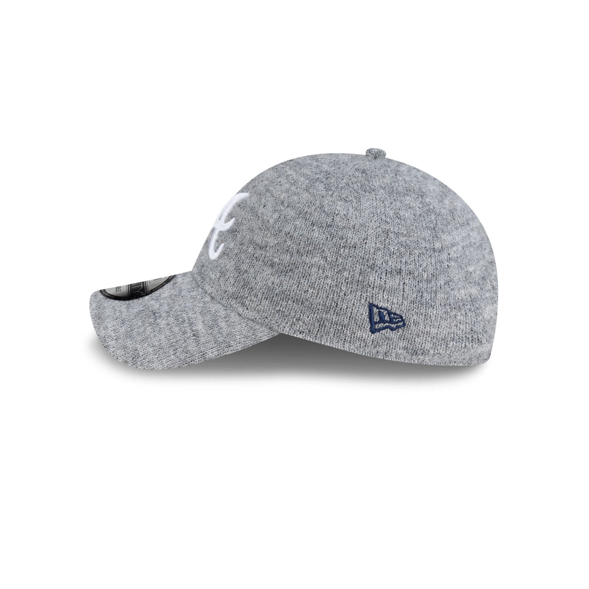 Atlanta Braves Gray Wool 9TWENTY Adjustable Hat