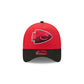 Kansas City Chiefs Fade Logo 9FORTY A-Frame Snapback Hat
